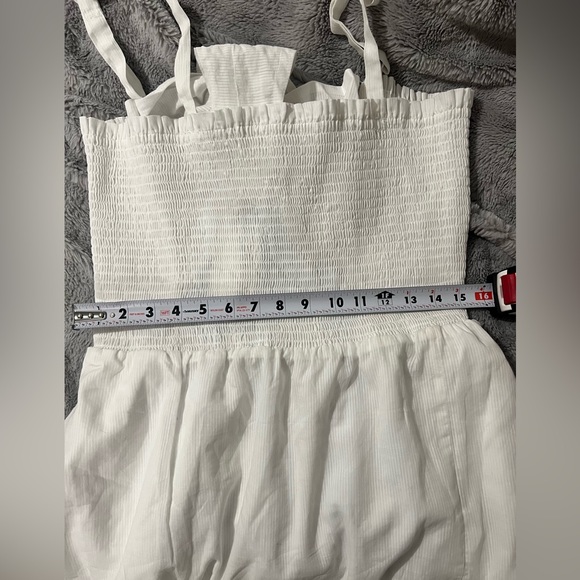 Wayf Smocked Tie Back Maxi  Dress - Picture 9 of 9